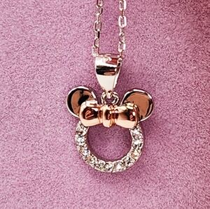 Minnie Mouse Inspired Necklace